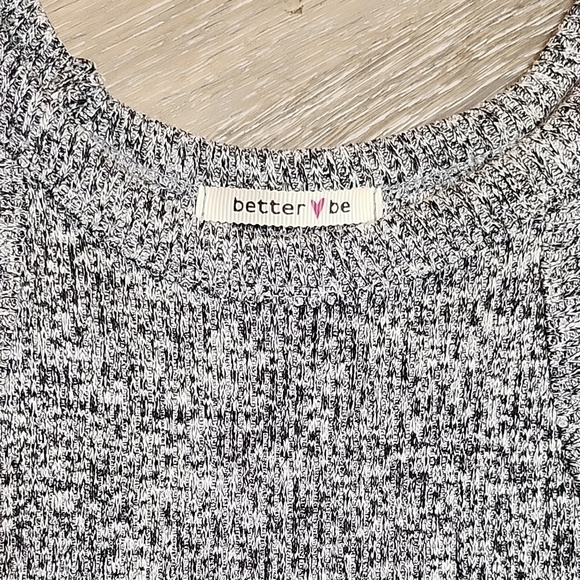 Better Be Charcoal Knit Top - Picture 2 of 3
